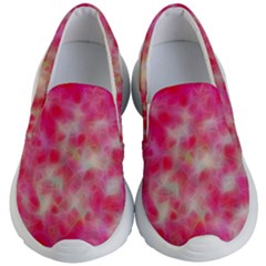 Background Abstract Texture Pattern Kids  Lightweight Slip Ons by Pakrebo