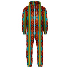 Love For The Fantasy Flowers With Happy Joy Hooded Jumpsuit (Men) 