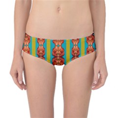 Love For The Fantasy Flowers With Happy Joy Classic Bikini Bottoms by pepitasart