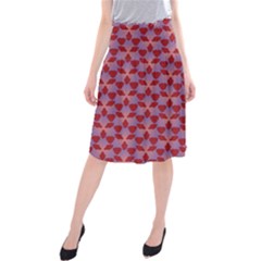Pattern New Seamless Midi Beach Skirt by Pakrebo