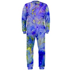 Abstract Blue Onepiece Jumpsuit (men)  by Pakrebo