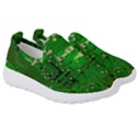 Background Green Board Business Kids  Slip On Sneakers View3