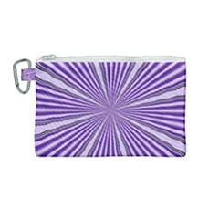 Background Abstract Purple Design Canvas Cosmetic Bag (medium) by Pakrebo