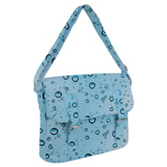 Drops Water Pane Rain Glass Buckle Messenger Bag by Pakrebo