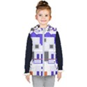 Background Santorini Greece Kids  Hooded Puffer Vest View1