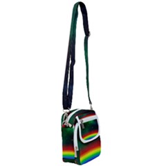 Galaxy Rainbow Universe Star Space Shoulder Strap Belt Bag by Pakrebo