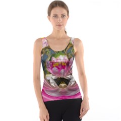 Flower Ornament Color Background Tank Top by Pakrebo