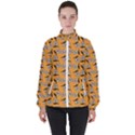 Daisy Orange Women s High Neck Windbreaker View1