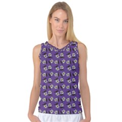 Daisy Purple Women s Basketball Tank Top by snowwhitegirl