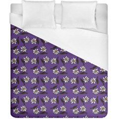 Daisy Purple Duvet Cover (california King Size)