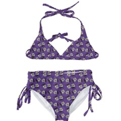 Daisy Purple Kids  Classic Bikini Set
