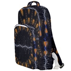 Background Pattern Bright Graphic Double Compartment Backpack