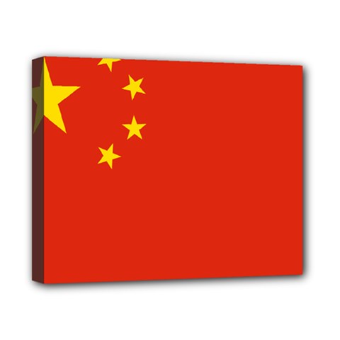 China Flag Canvas 10  X 8  (stretched) by FlagGallery