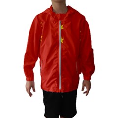 China Flag Kids  Hooded Windbreaker by FlagGallery