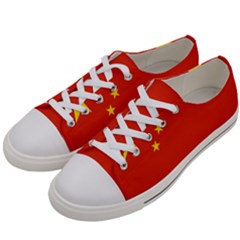 China Flag Women s Low Top Canvas Sneakers