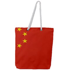China Flag Full Print Rope Handle Tote (large) by FlagGallery