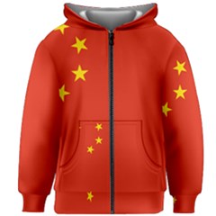 China Flag Kids  Zipper Hoodie Without Drawstring by FlagGallery