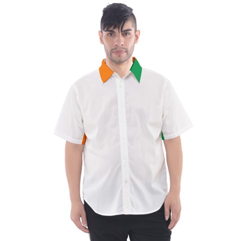 Ireland Flag Irish Flag Men s Short Sleeve Shirt by FlagGallery