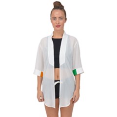 Ireland Flag Irish Flag Open Front Chiffon Kimono by FlagGallery