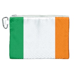 Ireland Flag Irish Flag Canvas Cosmetic Bag (xl) by FlagGallery
