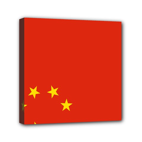 Chinese Flag Flag Of China Mini Canvas 6  X 6  (stretched) by FlagGallery