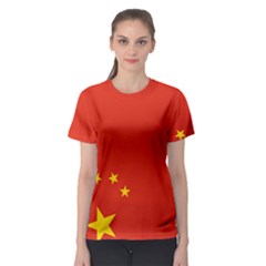 Chinese Flag Flag Of China Women s Sport Mesh Tee