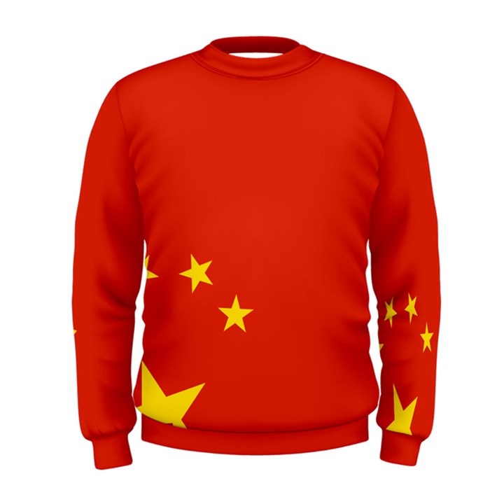 Chinese flag Flag of China Men s Sweatshirt