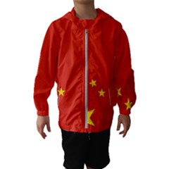 Chinese Flag Flag Of China Kids  Hooded Windbreaker