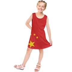 Chinese Flag Flag Of China Kids  Tunic Dress by FlagGallery