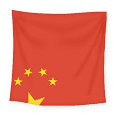 Chinese Flag Flag Of China Square Tapestry (large)