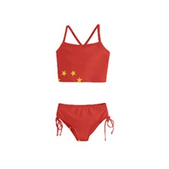 Chinese Flag Flag Of China Girls  Tankini Swimsuit