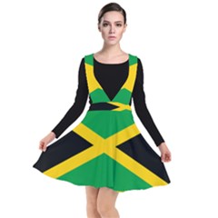 Jamaica Flag Plunge Pinafore Dress by FlagGallery