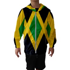 Jamaica Flag Kids  Hooded Windbreaker by FlagGallery