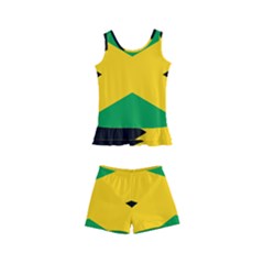 Jamaica Flag Kids  Boyleg Swimsuit by FlagGallery
