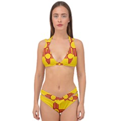 New Mexico Flag Double Strap Halter Bikini Set by FlagGallery