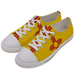 New Mexico Flag Women s Low Top Canvas Sneakers by FlagGallery