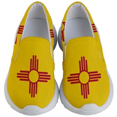 New Mexico Flag Kids  Lightweight Slip Ons by FlagGallery