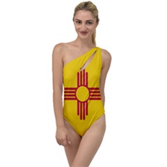 New Mexico Flag To One Side Swimsuit by FlagGallery