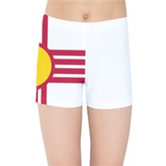 New Mexico Flag Kids  Sports Shorts by FlagGallery