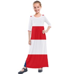 Flag Of Georgia, 1906-1920 Kids  Quarter Sleeve Maxi Dress by abbeyz71