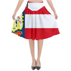 Flag Of Georgia, 1906-1920 Flared Midi Skirt by abbeyz71