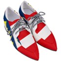 Flag of Georgia, 1906-1920 Pointed Oxford Shoes View3