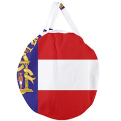 Flag Of Georgia, 1902-1906 Giant Round Zipper Tote by abbeyz71