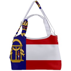 Flag Of Georgia, 1902-1906 Double Compartment Shoulder Bag by abbeyz71