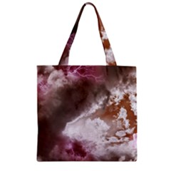 Thunder Thunderstorm Storm Weather Zipper Grocery Tote Bag