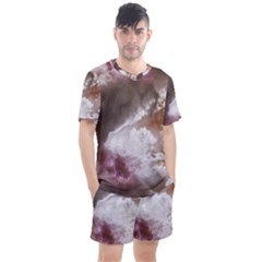 Thunder Thunderstorm Storm Weather Men s Mesh Tee and Shorts Set