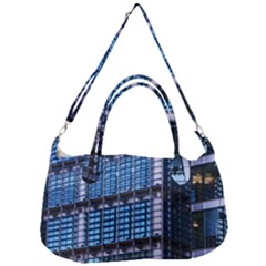 Abstract Architecture Background Removal Strap Handbag by Pakrebo