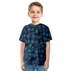 Background Abstract Textile Design Kids  Sport Mesh Tee