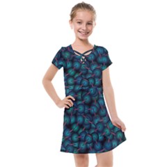 Background Abstract Textile Design Kids  Cross Web Dress