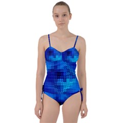 Inary Null One Figure Abstract Sweetheart Tankini Set by Pakrebo